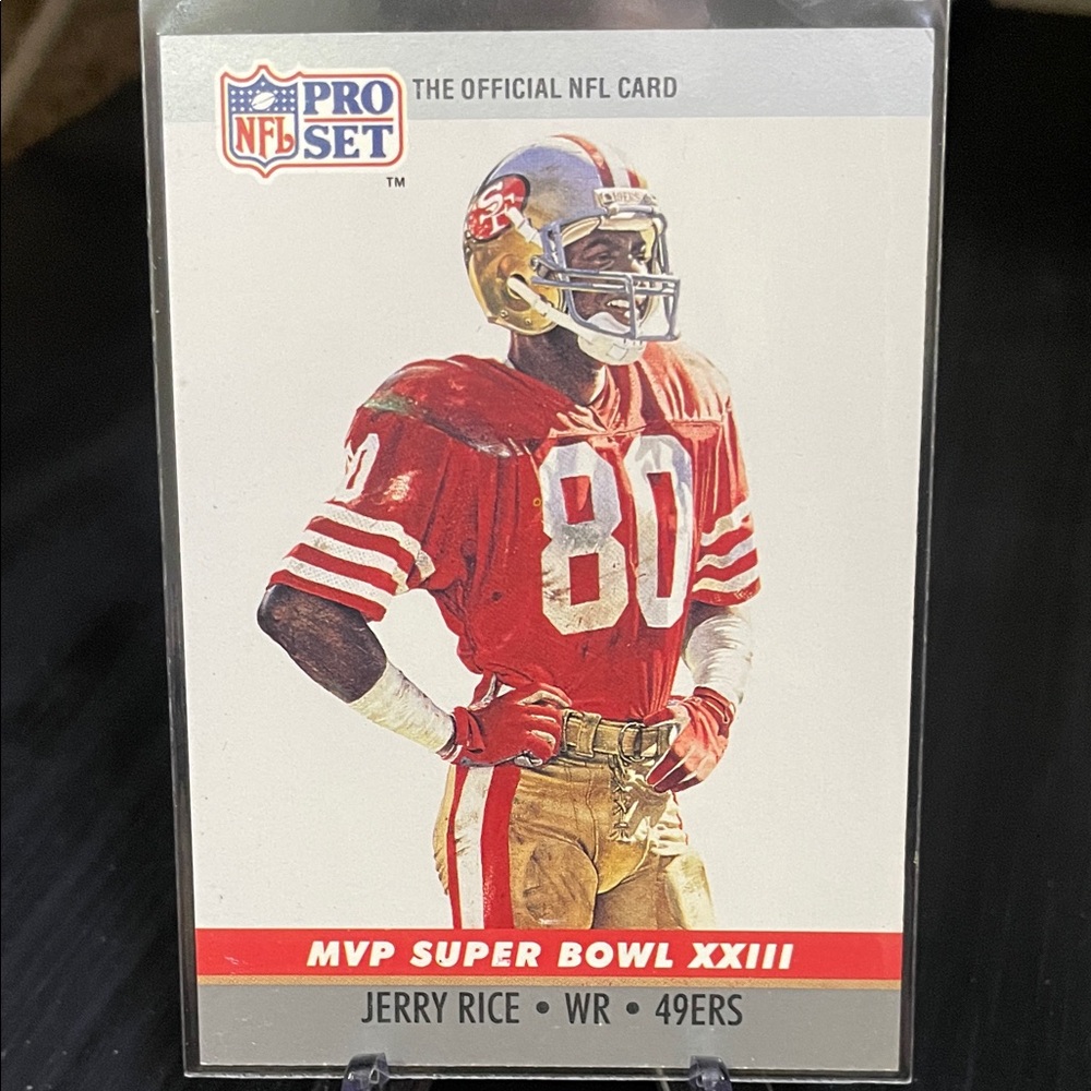 Pro Set NFL Card - Jerry Rice 49ers